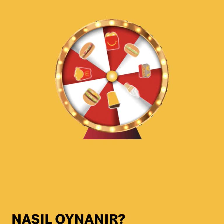 McDonalds Mobil Uygulamasındaki Kampanya Çarkı Çalışmıyor