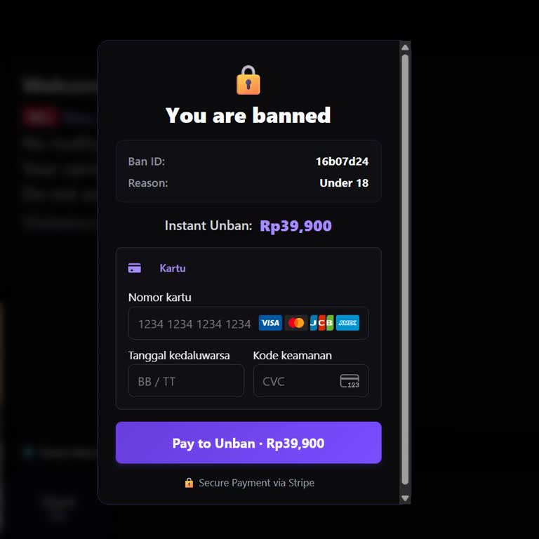 Umingle Account Banned as Underage Despite Being 22