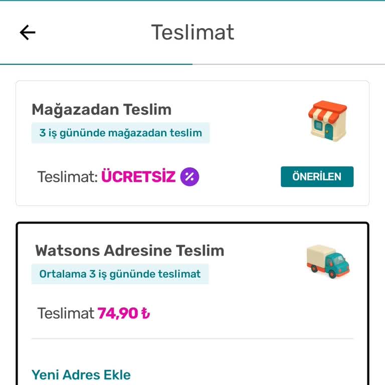 Watsons Uygulamasında Ücretsiz Kargo Sözü İhlali, 44 TL Fazla Ücret
