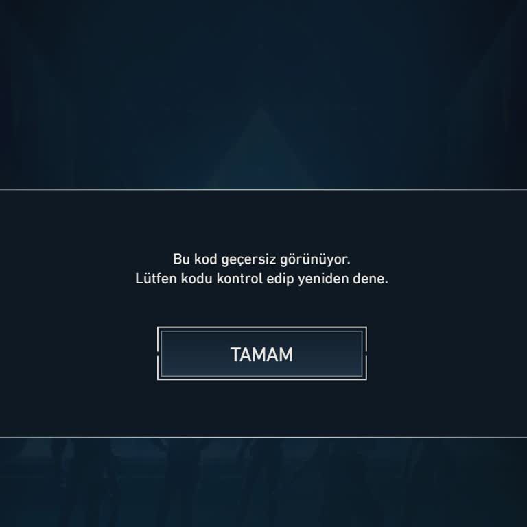 Geçersiz Valorant VP Kodları Ve Tekrarlanan Değişim Sorunu