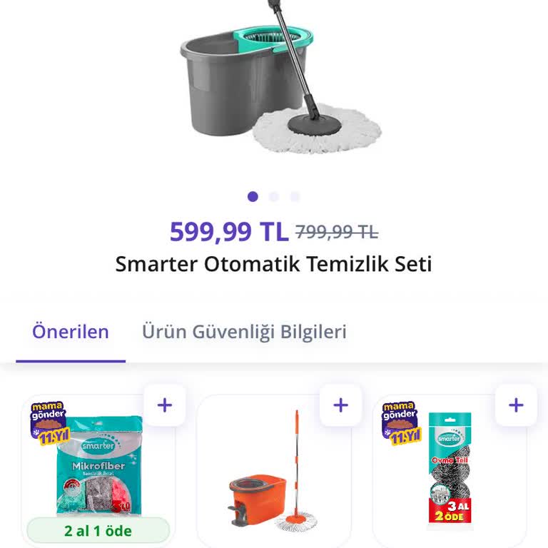 Smarter Otomatik Temizlik Seti Sapı Arızalandı, 15 Günlük İade Süresi Nedeniyle Yardım Reddedildi