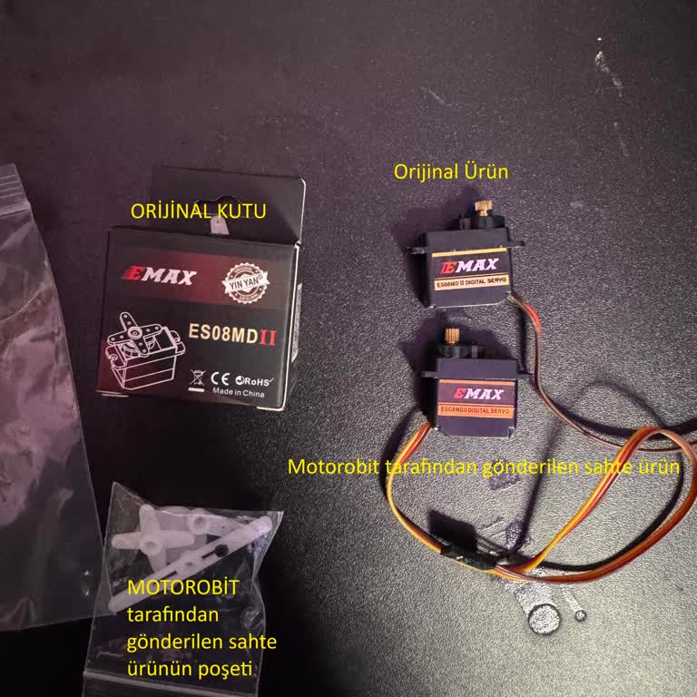 Sahte Emax Servo Motor Satışı Ve Destek Yokluğu