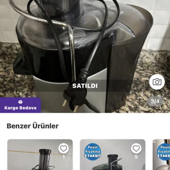 Dolap’ta Kötü Niyetli İade Ve Kullanılmış Kırık Meyve Sıkacağı Şikayetim