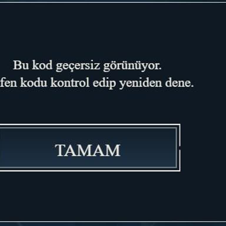 Geçersiz Valorant Epin Kodu Ve İade Talebi
