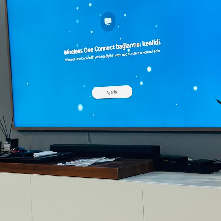 The Frame 75 İnç TV'de One Connect Bağlantı Sorunu Ve Yetersiz Servis