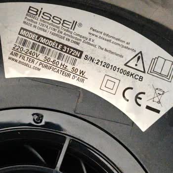 Bissell 3172n Myair Hub Hava Temizleyici Yedek Filtre Bulunamadığı İçin Cihaz Kullanılamıyor