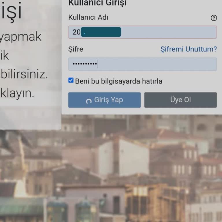 İBB Burs Başvuru Sisteminde Giriş Hatası (E6001/E6020)