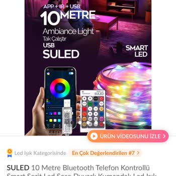 Arızalı LED Işık Renk Sorunu Ve Değişim Talebi