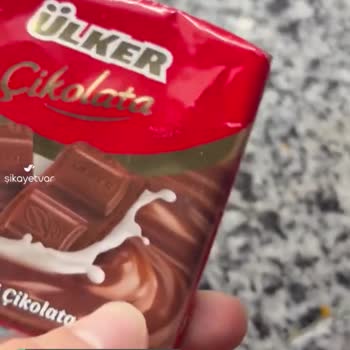 Ülker Çikolata Paketten Isırılmış Çıktı!