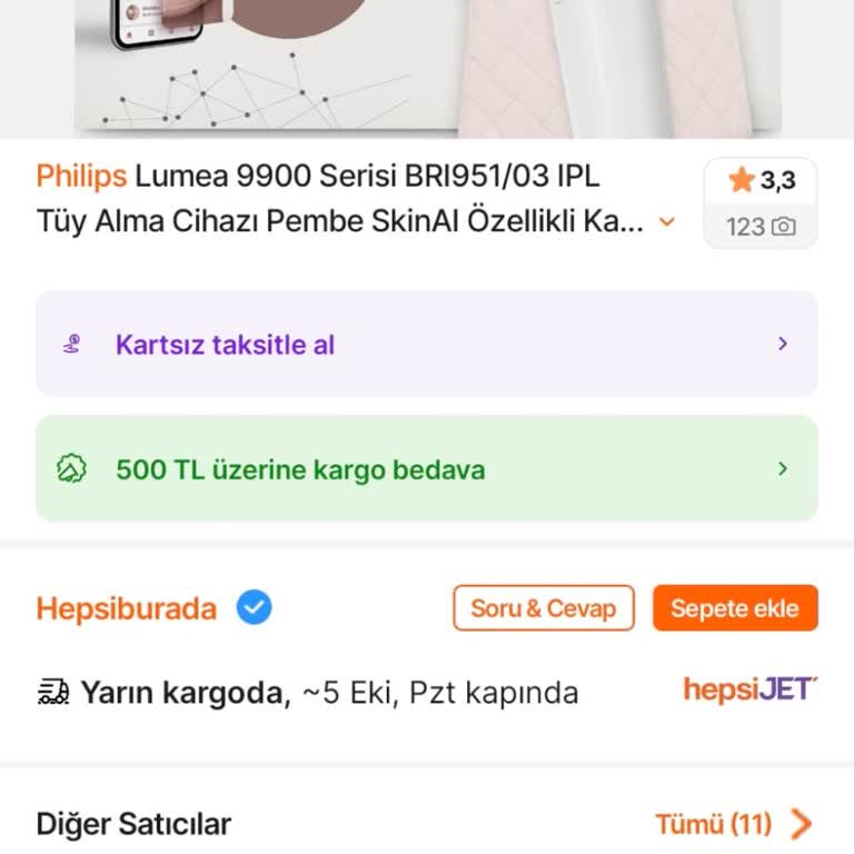 Hepsiburada’da Sahte Philips Lumea Satışı Ve Faturasız Ürün İddiası
