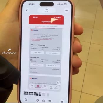 Metro Turizm Mağduriyeti Ve Müşteri Hizmetleri Aksiyon Almaması
