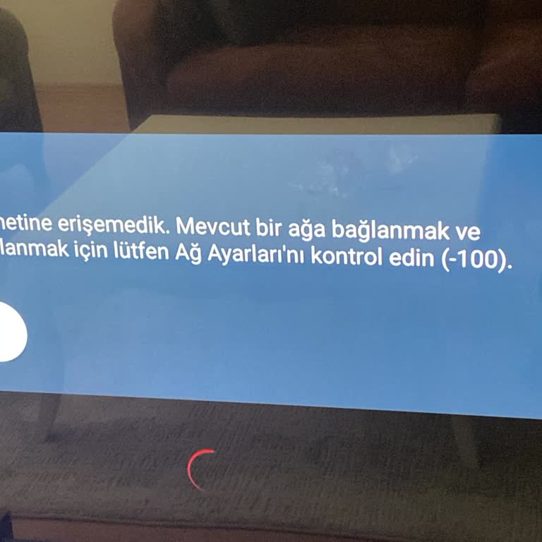 Netflix Destekli Yeni TV'de Netflix Çalışmıyor: Hata -100
