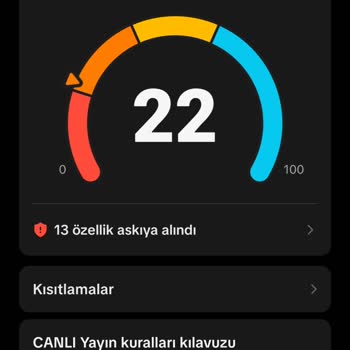 Canlı Yayın Durum Puanım Açıklama Olmadan Düşürüldü