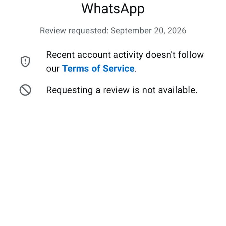 WhatsApp Banned My Account and I Am Requesting a Second Chance