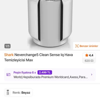 Shark Hava Temizleyicisinde Filtre Renk Değişimi Ve Koku Problemi