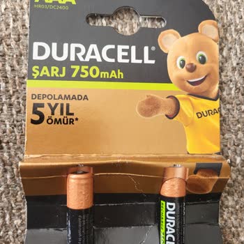 Duracell 750 Mah AAA Şarjlı Piller 5 Ay İçinde Şarj Tutmadı Ve Yüzeyinde Lekeler