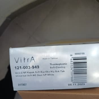 Vitra Nuvoplast Klozet Kapağının Kırılan Damperli Menteşesi İçin Yedek Parça Talebi