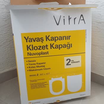 Vitra Nuvoplast Klozet Kapağının Kırılan Damperli Menteşesi İçin Yedek Parça Talebi