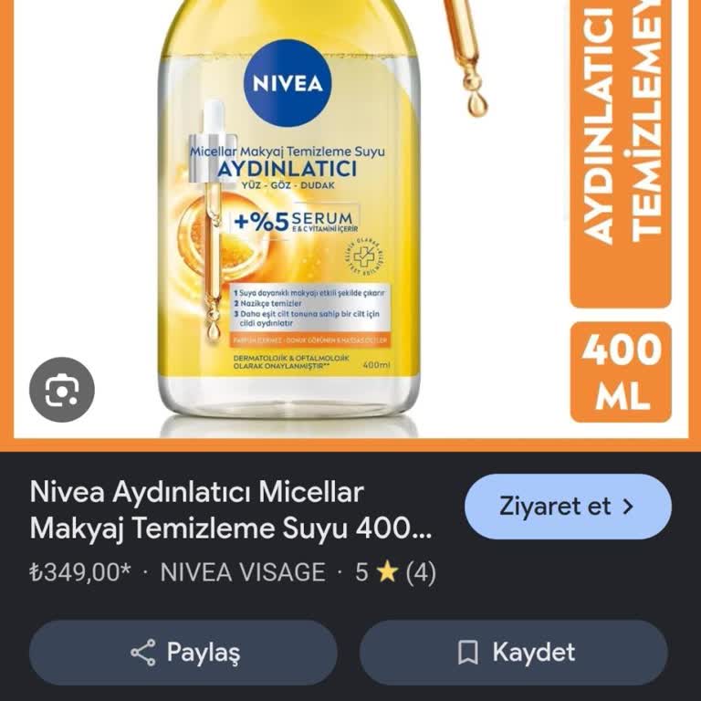Nivea Aydınlatıcı Micellar Makyaj Temizleme Suyu Hassas Ciltlerde Sivilce Oluşumuna Neden Oldu