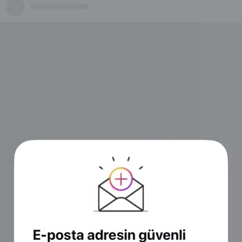 İnstagram Hesabımda E-Posta Güvenliği Uyarısı Nedeniyle Giriş Yapamama
