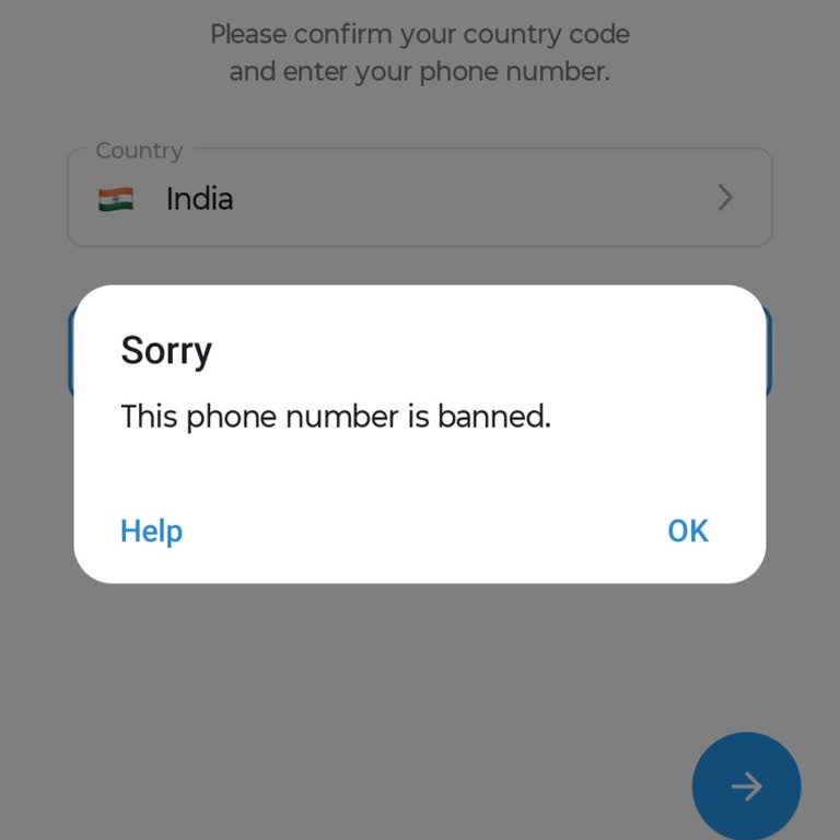 Telegram Login Blocked by Phone Number Ban