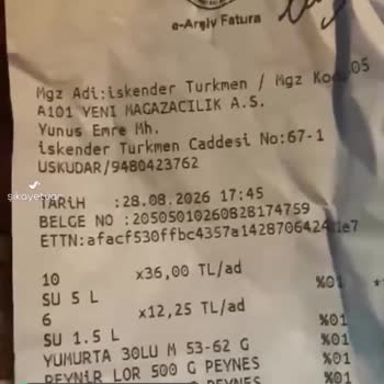A101 SKT'si Geçen Ürünlerin SKT'sini Asetonla Silerek Satıyor!