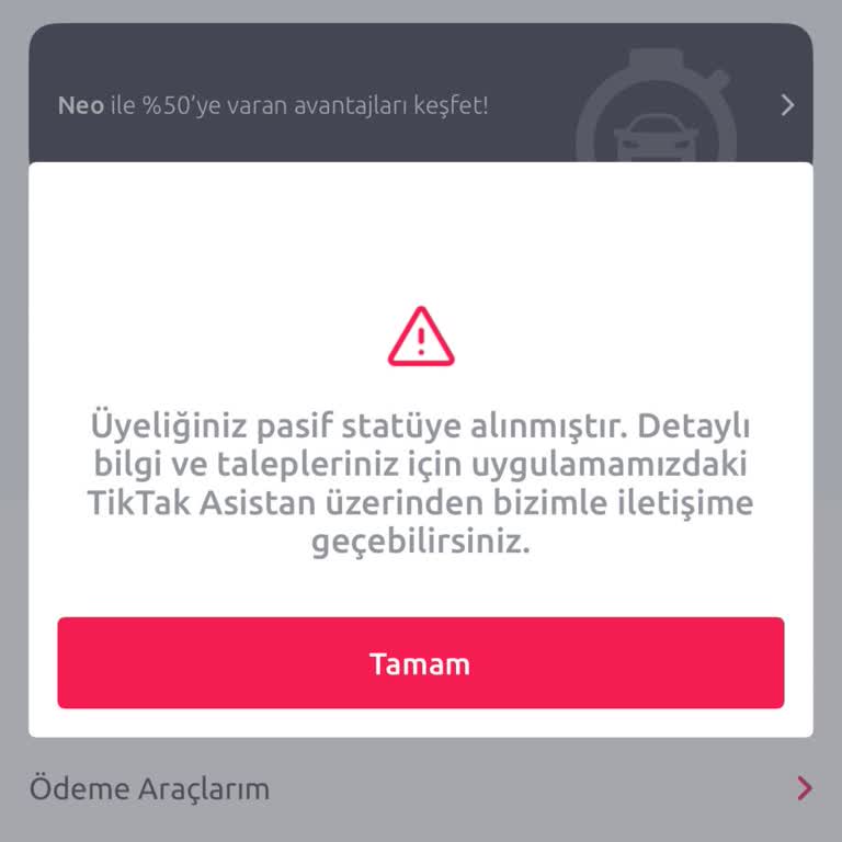 Tiktak Hesabım Uzun Süre Pasif Durumda Ve Müşteri Hizmetlerine Ulaşılamıyor