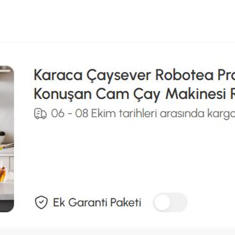 Stok Yok Diyorlar, İnternette Satılıyor: Çay Makinesi Teslimatı Gecikiyor