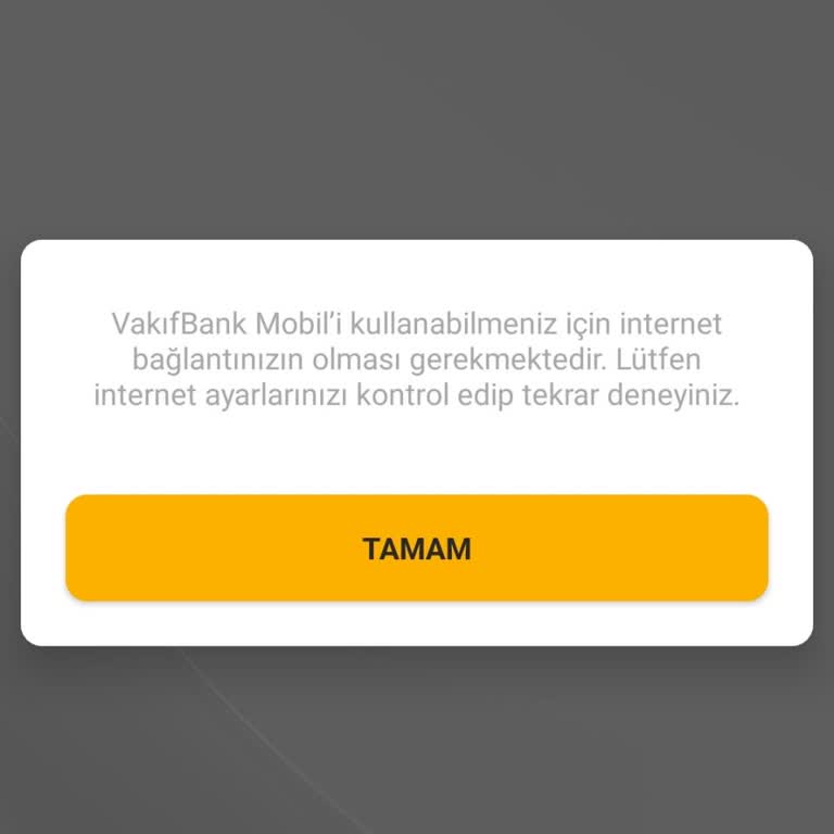 Vodafone Mobil Veri Kullanırken Bankacılık Uygulamalarının Çalışmaması