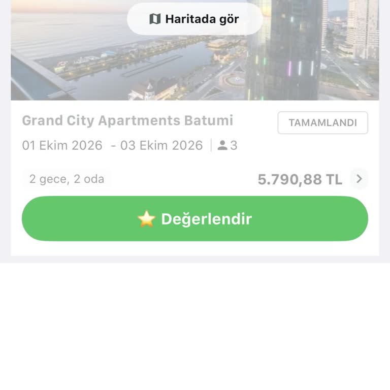 Grand City Apartments Batumi'de Giriş Yapamama Ve Ek Masraflar Nedeniyle İade Talebi