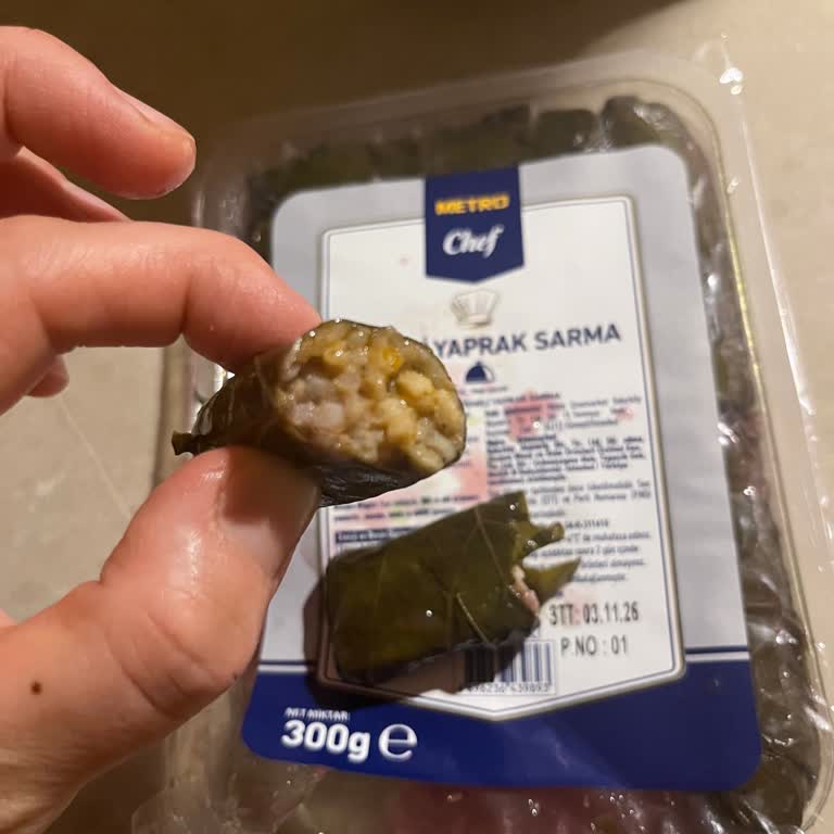 Metro Market Etlik’te Satın Alınan Metro Chef Vişneli Sarma Ve Kuru Patlıcan Dolmasının Kalitesizliği Ve Ücret İadesi Talebi