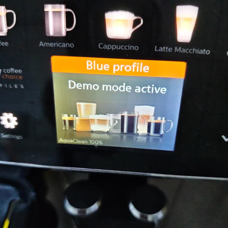 Philips Tam Otomatik Espresso Makinesi Demo Modunda Kahve Hazırlamıyor