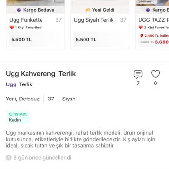 Dolap'ta Satın Alınan Ugg Botun Sahte Olması, Satıcı Tarafından Engellenmesi Ve İade Talebi