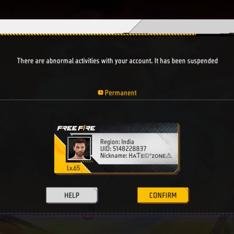 Free Fire Modifier Ban Appeal and Account Reactivation Request