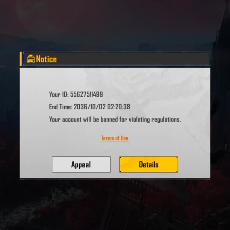 BGMI Account Banned Until 2036 for Alleged Rule Violation