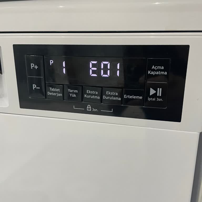 Yeni Aldığım Bulaşık Makinesinde E01 Hatası Ve Kendiliğinden Çalışma, Değişim Talebi