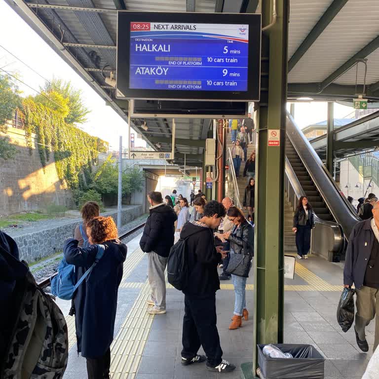Yoğun Saatlerde Marmaray Gecikmesi Ve Bilgi Eksikliği