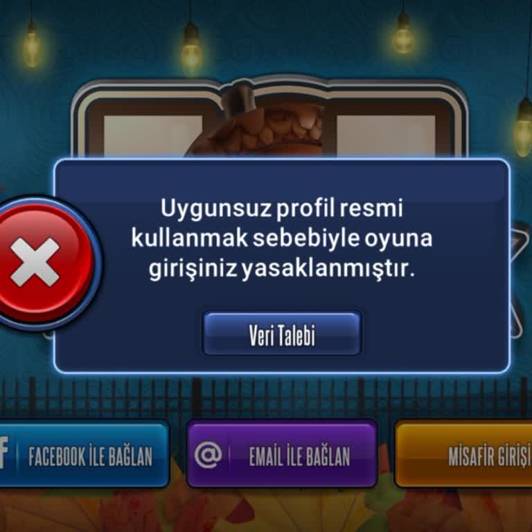 Facebook Profil Resmi Nedeniyle 101 Okey Plus Hesabım Engellendi Ve Çözüm Bekliyorum