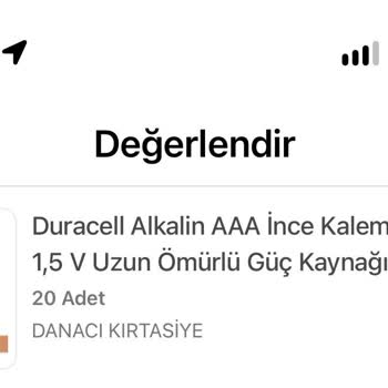 20'li Pil Paketi 2'şer Adet Geldi, 36 Pil Eksik