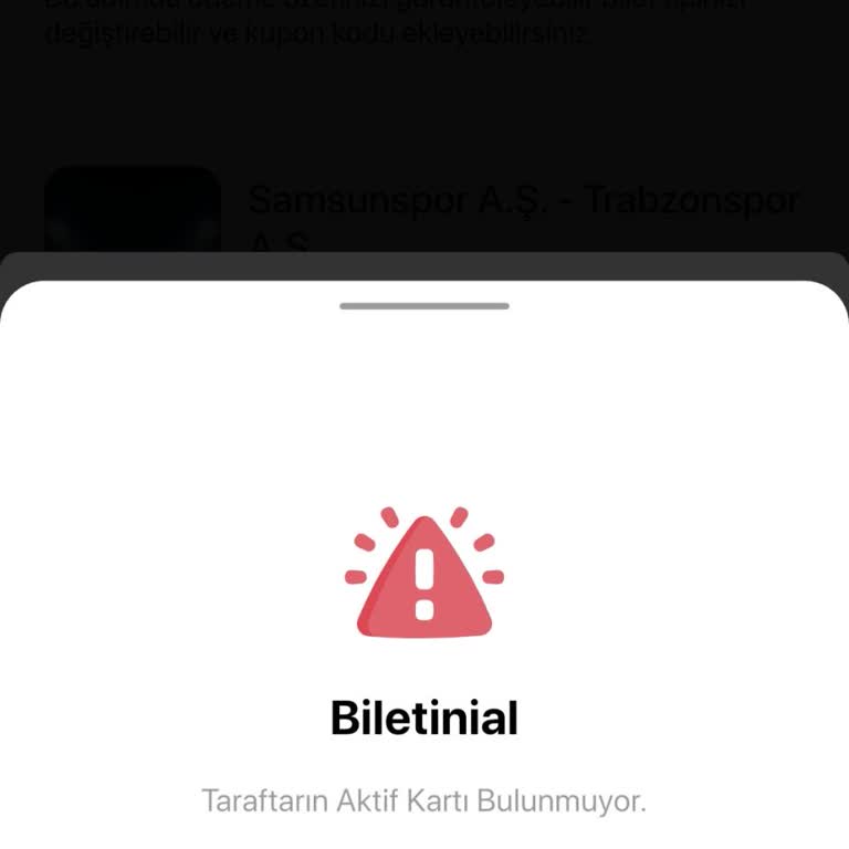 Passolig Kartı Nedeniyle Samsunspor-Trabzonspor Maçına Bilet Alamama Sorunu