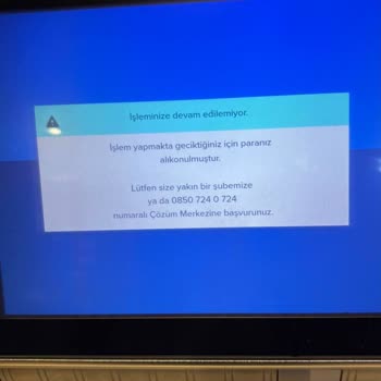 ATM'de Kartsız İşlemde Para Alındı, Hesaba Yansımadı Ve İade Edilmedi