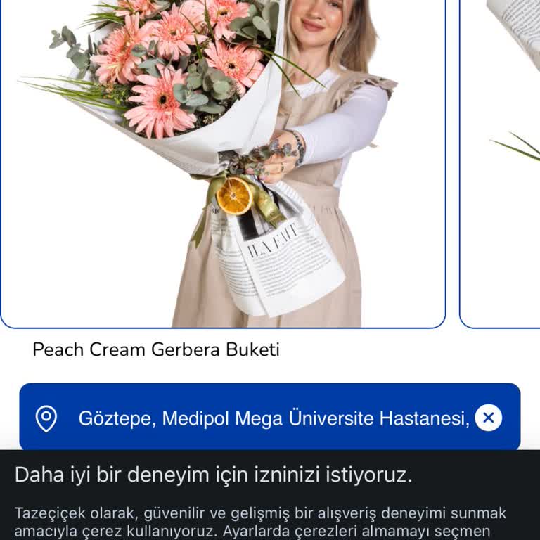 Ürün Görseliyle Uyuşmayan Çiçek Ve Destek Alamama