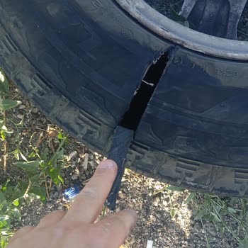 İvedik Otoyolunda Bırakılan Çelik Levha Aracımın Lastiğini Yırtarak Güvenliği Tehlikeye Attı