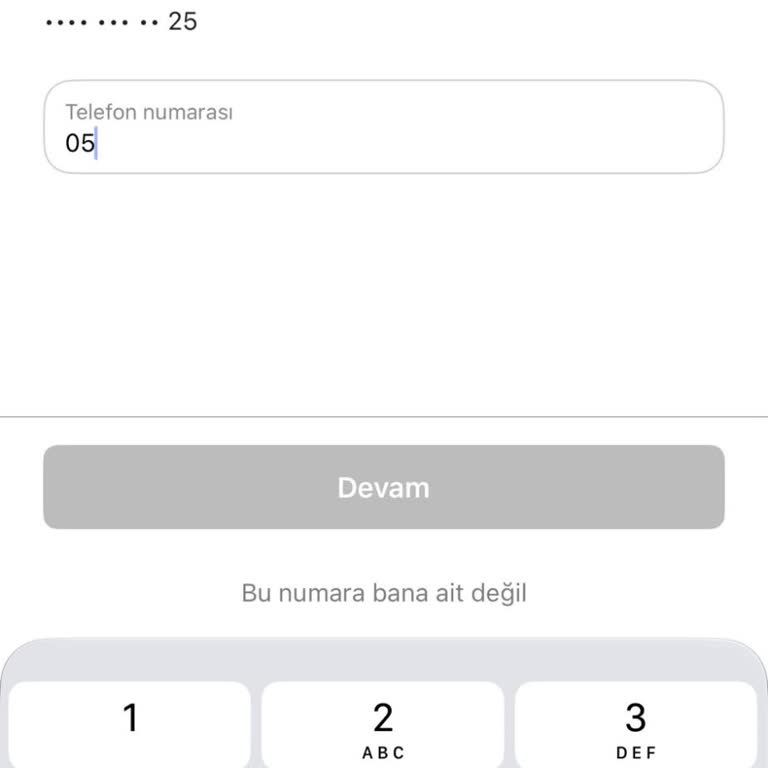 Telefon Numarası Değişikliği Sonrası Giriş Yapılamıyor