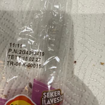 UNO Ürününde Canlı Böcek Görülmesi