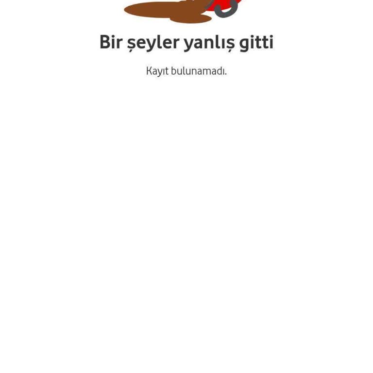 Vodafone Happy Uygulamasında Red 30 GB Tarife Değişikliği Hatası
