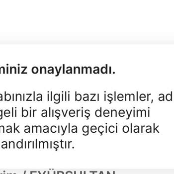 Hepsiburada Hesabım Süresiz Kısıtlandı; Açıklama Ve Çözüm Bekliyorum