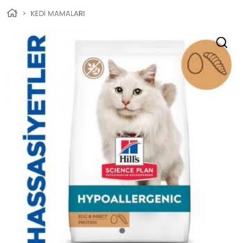 Orijinal Hill’s Ambalajı Yerine Şeffaf Poşetlerle Gönderilen Kedi Maması İçin İade Talebi