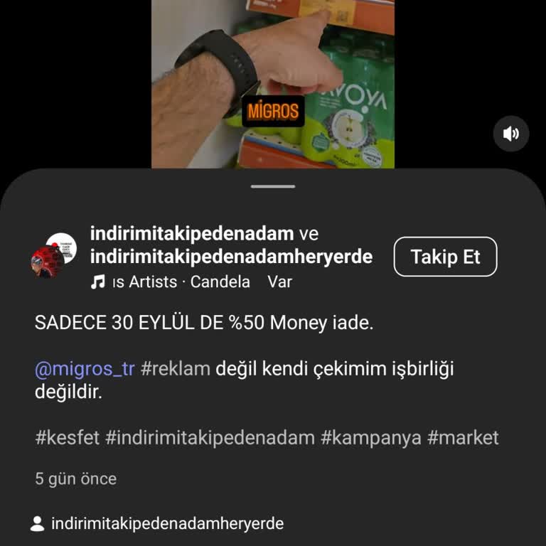 Migros’ta Meyveli Soda Kampanyasında 206,75 TL Money İadesi Yapılmadı