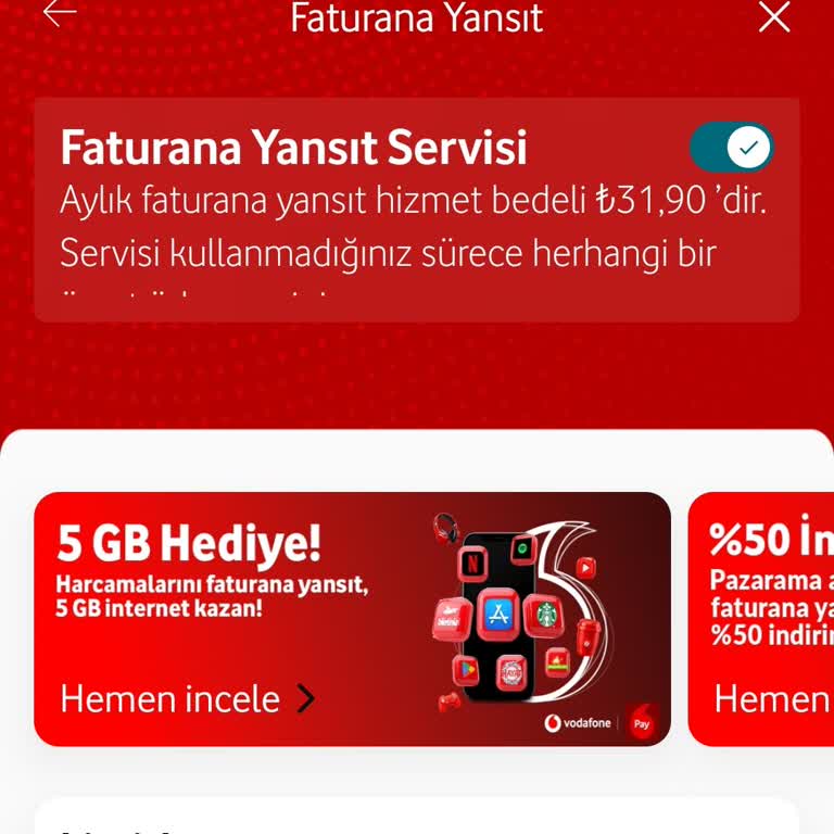 Vodafone Faturasında Yetkisiz 6.500 TL’lik Ücretlendirme İtirazı